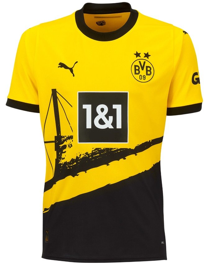 Camisa Feminina I Borussia Dortmund 2023 2024 Puma oficial 